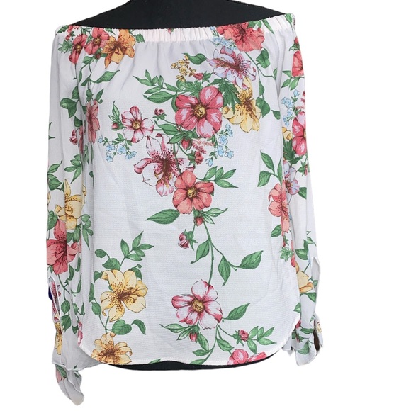 One Clothing floral off the shoulder blouse size small - Picture 1 of 4
